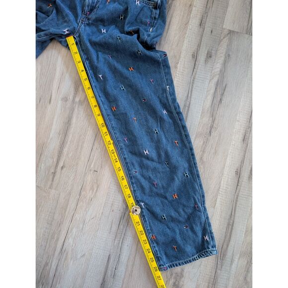 Tommy Hilfiger Women’s Embroidered Vintage Boyfriend Denim Jeans – Size 0 (A6) - Picture 11 of 13